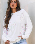 Saratris Drop Shoulder Oversized Sweatshirt