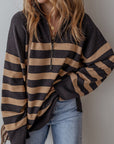 Adeline Stripe Oversized Sweater