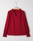 Karimya Long Sleeve Blouse Long Sleeve Top