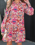 Analia Long Sleeve Mini Dress