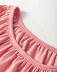 Lacey Ruffled Short Sleeve PLUS Blouse