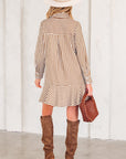 Yamileth Shirt Mini Dress Long Sleeve Top