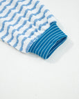 Stripe Collared Top and Drawstring Pants Set