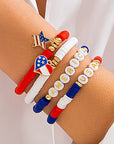 Harper Letter Beaded Bracelet Set