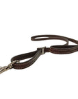 Dark Leather Stitched Tiedown