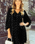 Ximena Sleeve Velvet Mini Dress
