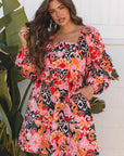 Nicole Puff Sleeve Mini Dress