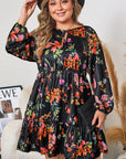 Pearl Long Sleeve Mini PLUS Dress