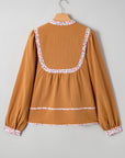 Iridora Long Puff Sleeve Blouse