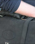 Handmade Buffalo Leather Convertible Briefcase Backpack Laptop Bag