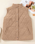 Elizabeth Cord Snap Vest Plus Jacket