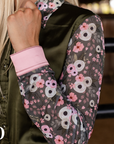 POPPY SAGE SATIN MESH PERFORMANCE RODEO SHIRT