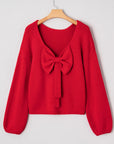 Addison Backless Bubble Sleeve Sweater