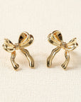 Chloe Design Plated Studded Earrings