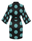 Turquoise Concho Women's Lounge Kimono Robe