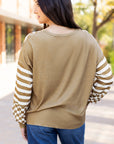 Fatima Patchwork Lantern Sleeve Blouse