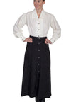 Button Front Skirt - 741496