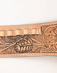 44 In Leather Gun Holster Hilason Western Right Hand Rig 44/45 Cal Cowboy
