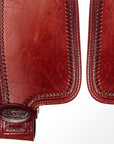 Hilason Leather Saddle Replacement Fender Pair With Hobble Straps Adult