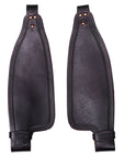 Hilason Leather Saddle Replacement Fender Pair With Hobble Straps Adult