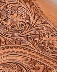 Hilason Classic Series Hand-Made Rodeo Bronc American Leather Saddle