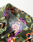 Plus Size Floral Collared V-Neck Mini Dress