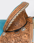 Hilason Western Horse Saddle Treeless Trail Barrel Leather