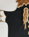 Hilason Handmade Genuine Leather Chaps Adult Handtooled Rodeo Bull Riding