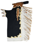 Hilason Handmade Genuine Leather Chaps Adult Handtooled Rodeo Bull Riding
