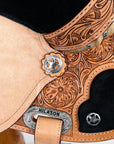Hilason Flex Tree Western Horse Saddle American Leather Trail Barrel