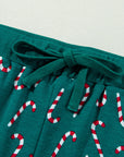 Emma Candy Cane Printed Top