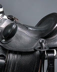 Western Horse Saddle American Leather Wade Ranch Roping Black Hilason