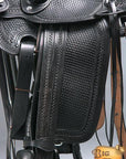 Western Horse Saddle American Leather Wade Ranch Roping Black Hilason