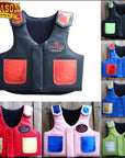 Hilason Kids Junior Youth Bull Riding Pro Rodeo Leather Protective Vest