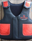 Hilason Kids Junior Youth Bull Riding Pro Rodeo Leather Protective Vest