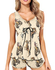 Baha Ranch Vintage Cowgirl Tankini & Boy Shorts Swim Set