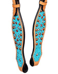 HILASON Western Horse One Ear Headstall Bridle American Leather Crocodile | Headstall for Horses Western | Horse Headstall | Western Headstalls for Horses | Headstalls for Horses | Western Headstall