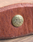 3/4" Hilason Hermann Oak Leather Chicago Screw Cheeks Horse Browband Headstall
