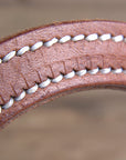 Hilltop Hermann Oak Leather Laced Cheeks Horse One Year Browband Headstall