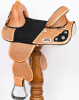 Hilason Western Horse Treeless Trail Barrel Saddle American Leather