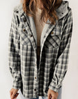 Evelyn Sherpa Lined Hooded Shacket