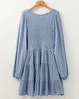 Aadhya Smocked Tiered Mini Dress