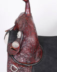 Western Horse Saddle Treeless Trail Barrel Leather Hilason