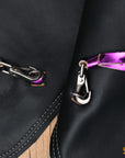 Hilason Western Leather Kids Junior Youth Pro Rodeo Bull Riding Chaps