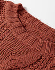 Willaira Slouchy Textured Knit Sweater