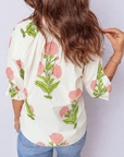 Noelle 3 4 Sleeve Blouse