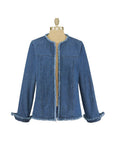 Torey Fringed Denim Jacket