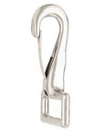 5/8 X 1-1/2 In Die Cast Horse Loopeye Spring Snap Nickel Plated
