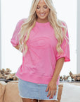 Luz Half Sleeve Tunic Top
