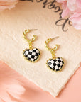 Madelynn Twisted Hoop Stud Earrings